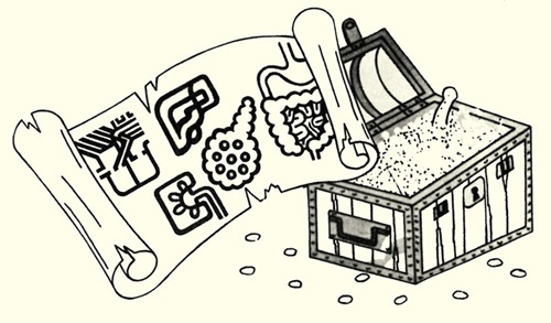 「尿は情報の宝庫」イラスト